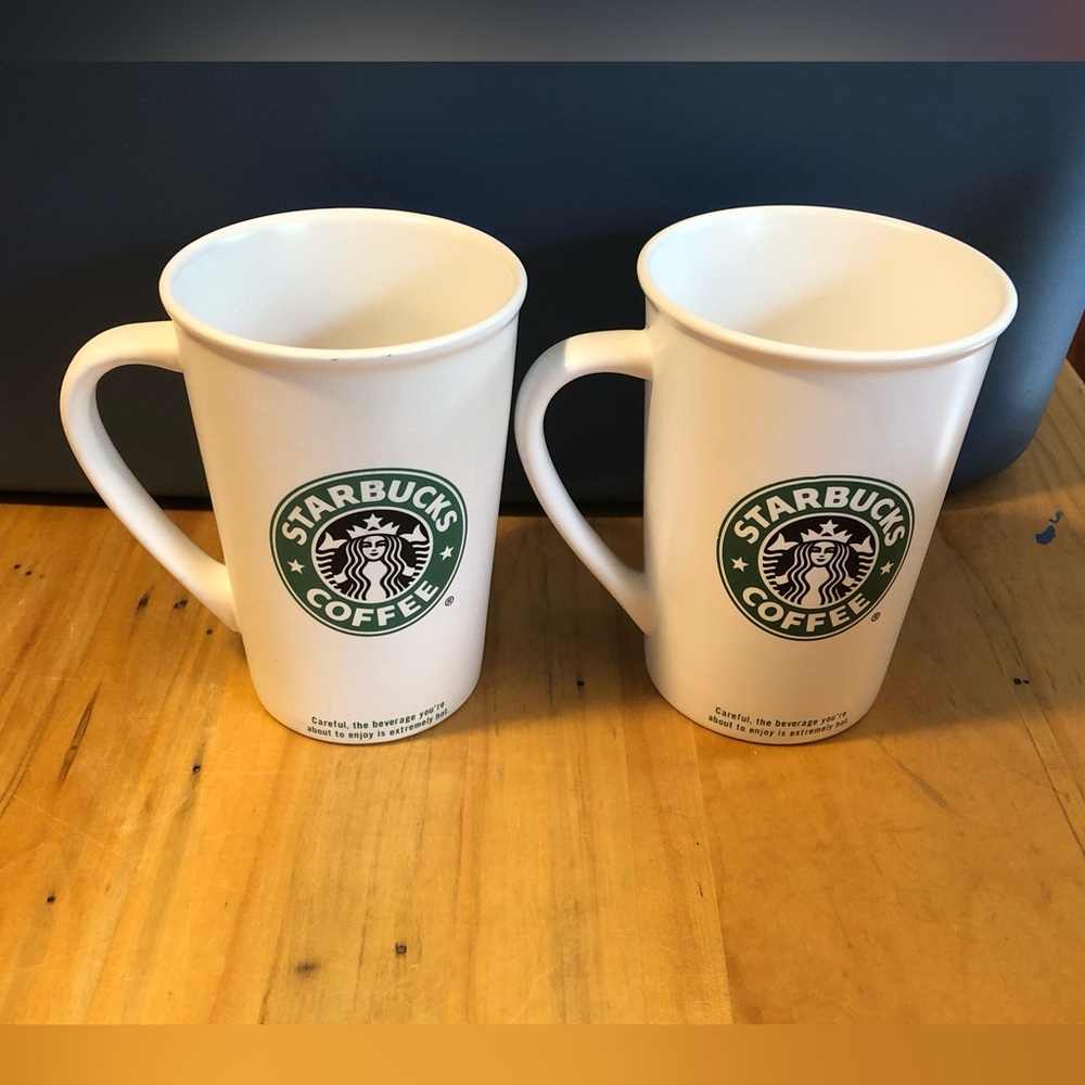 Starbucks Pair of Mermaid Logo Mugs